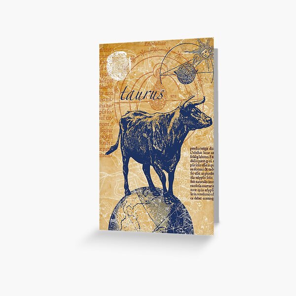 taurus | Stier Grußkarte