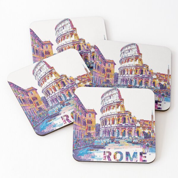 Item preview, Rome Travel Poster designed and sold by nomiraclehere.