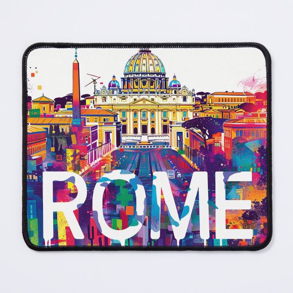 Item preview, Rome Travel Poster designed and sold by nomiraclehere.