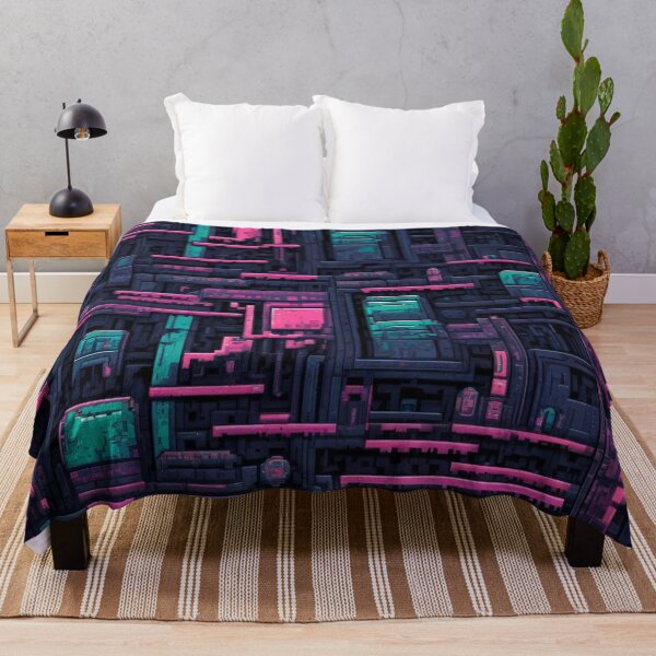 Item preview, Cyber Pattern, Vaporwave, 8-Bit, Pixel Art designed and sold by Burn-Ego.