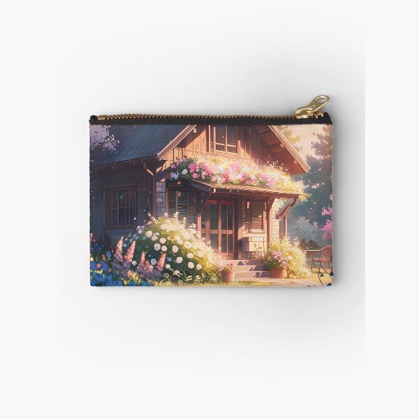 Item preview, Cute Cabin, Floral Anime Art /AI Art/ 60 designed and sold by AI-Floral-Art.