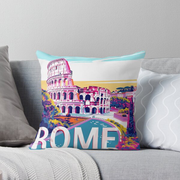 Item preview, Rome Travel Poster designed and sold by nomiraclehere.