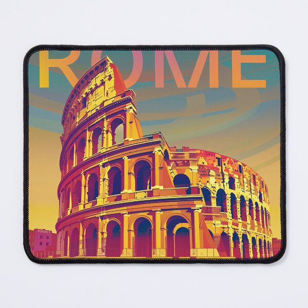 Item preview, Rome Travel Poster designed and sold by nomiraclehere.