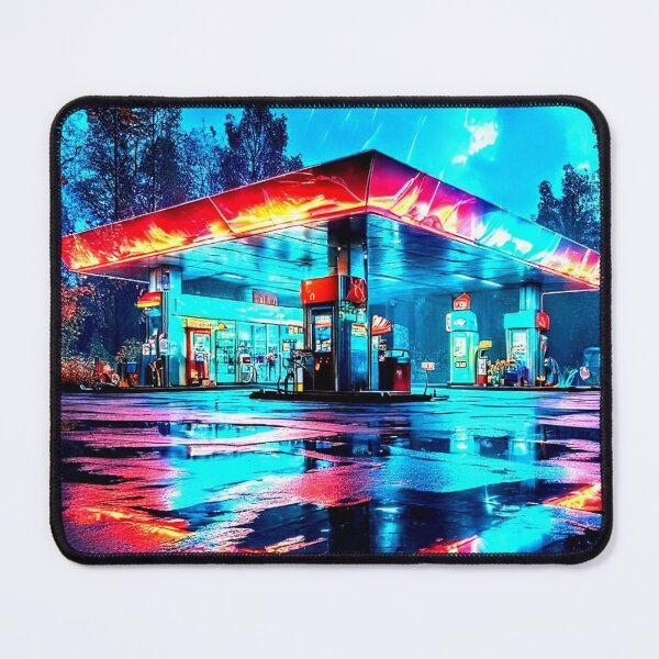 Item preview, Midnight Gas: The Neon Oasis designed and sold by Kingcls.