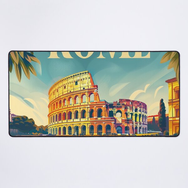 Item preview, Rome Travel Poster designed and sold by nomiraclehere.