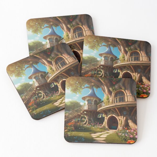 Item preview, Wonderland's Hidden Fairytale Tree House designed and sold by BlareBlare.