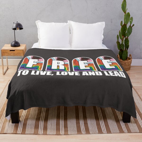 Item preview, Free - Progress Pride Flag (White Text) designed and sold by TheCornerOnline.