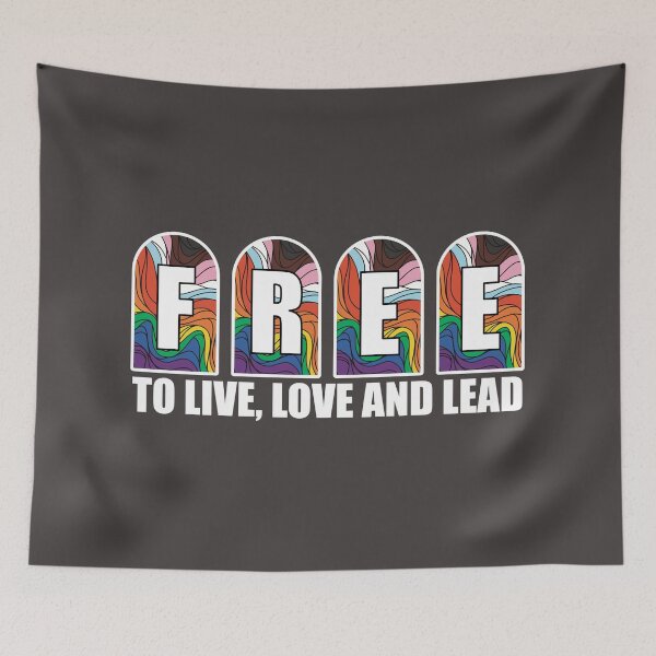 Item preview, Free - Progress Pride Flag (White Text) designed and sold by TheCornerOnline.