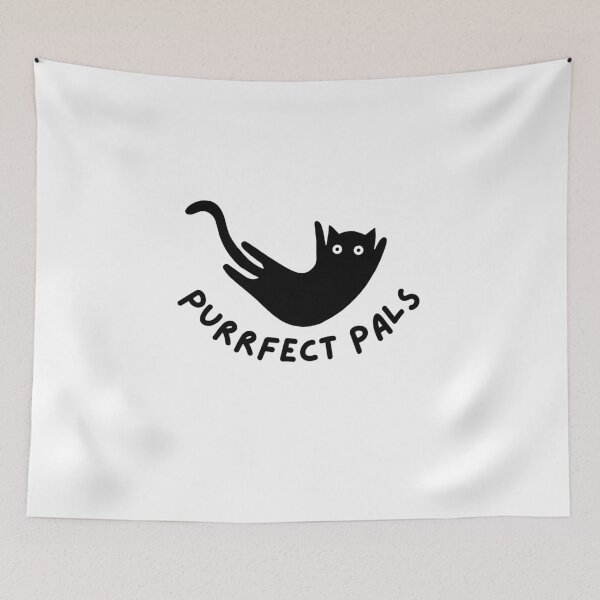 Item preview, Purrfect Pals, Funny Cat, Funny Men's Tee,Cute Animals, Funny Women's Weird Cute Tee designed and sold by SnuggleSafari.