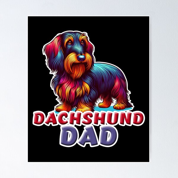 Item preview, Wire-haired Dachshund Dad designed and sold by ThisDress.