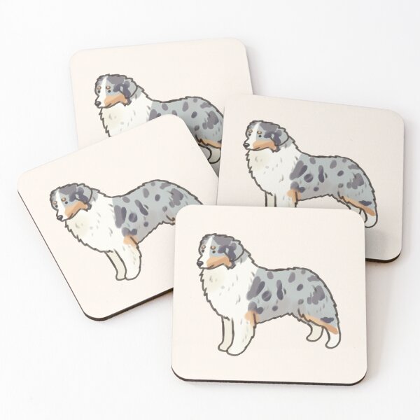 Item preview, Cute australian shepherd dog designed and sold by Artofmayara.