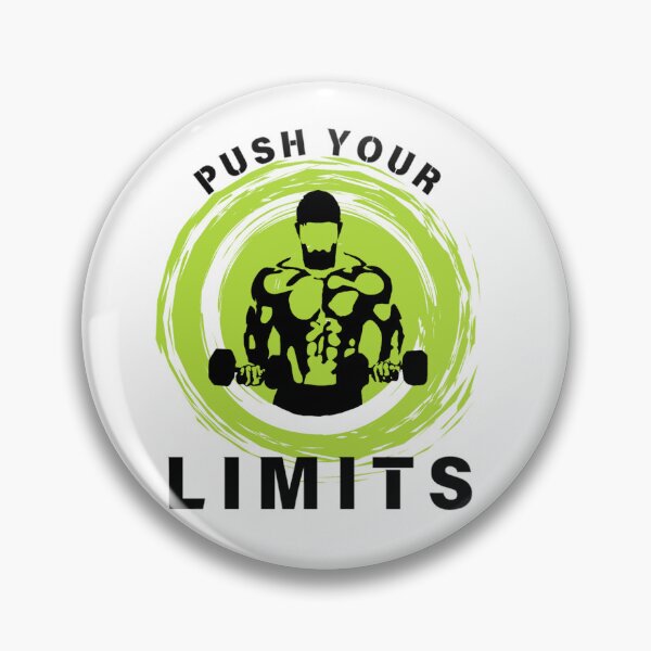 Item preview, Push Your Limits Gym Motivation Fitness Design designed and sold by Dirty-Designs.