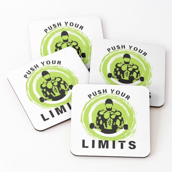 Item preview, Push Your Limits Gym Motivation Fitness Design designed and sold by Dirty-Designs.