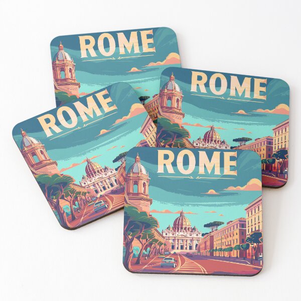 Item preview, Rome Travel Poster designed and sold by nomiraclehere.
