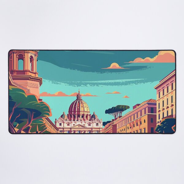 Item preview, Rome Travel Poster designed and sold by nomiraclehere.