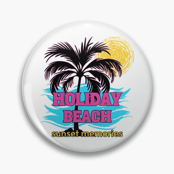 Item preview, Holiday Beach – sunset and palm trees designed and sold by GabbyKI261.