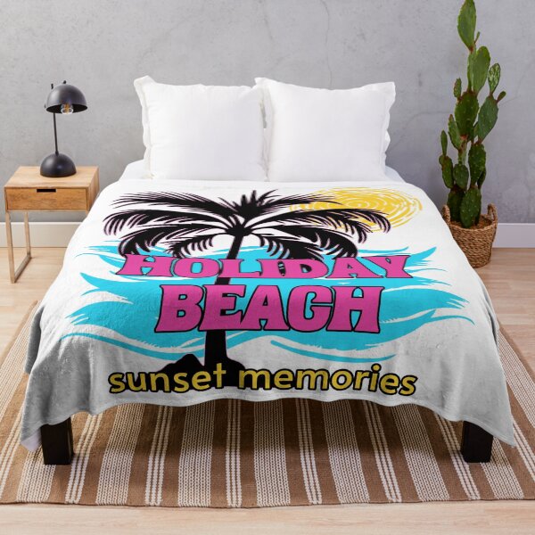 Item preview, Holiday Beach – sunset and palm trees designed and sold by GabbyKI261.