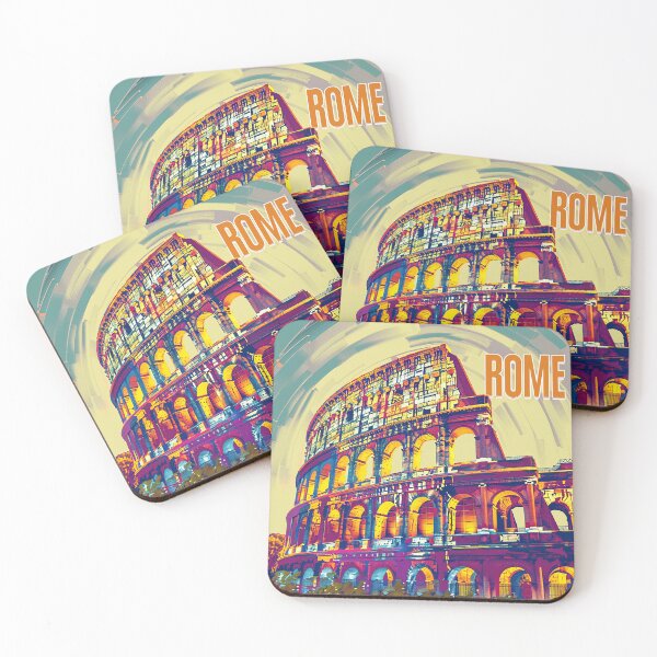 Item preview, Rome Travel Poster designed and sold by nomiraclehere.