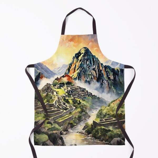 Item preview, A Watercolor Tribute to Machu Picchu's Peru Sunset designed and sold by LSVart.