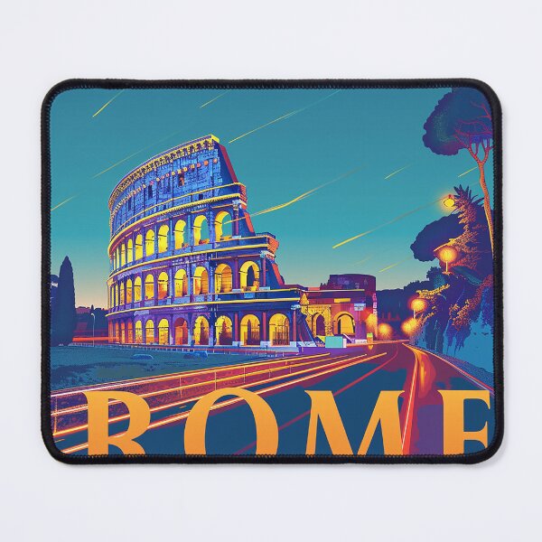 Item preview, Rome Travel Poster designed and sold by nomiraclehere.