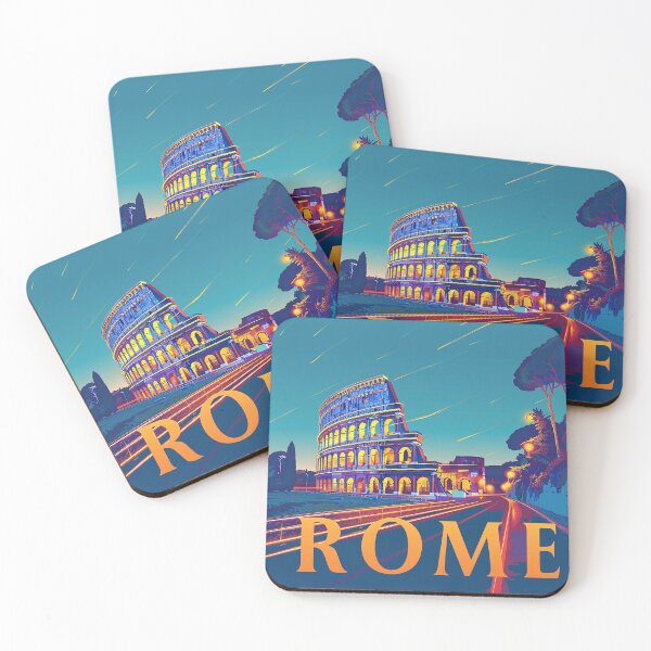 Item preview, Rome Travel Poster designed and sold by nomiraclehere.