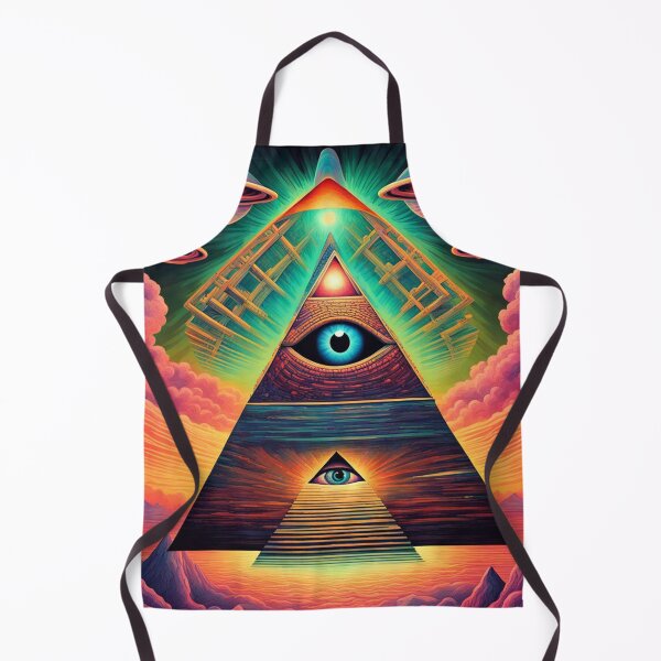 Item preview, Illuminati, UFOS, Psychedelic Art, Poster Design designed and sold by Burn-Ego.