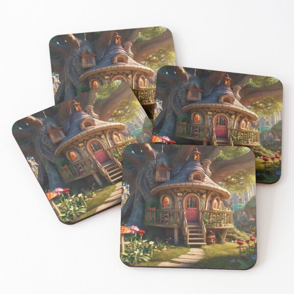 Item preview, Whimsical Secret Tree House in Wonderland designed and sold by BlareBlare.