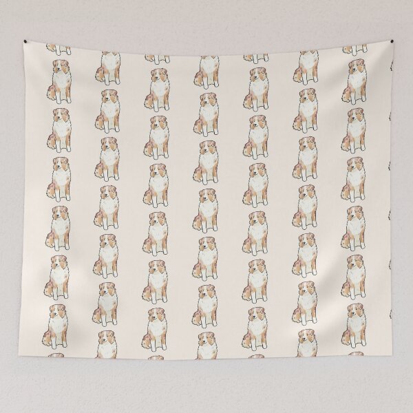 Item preview, Red australian shepherd dog  designed and sold by Artofmayara.