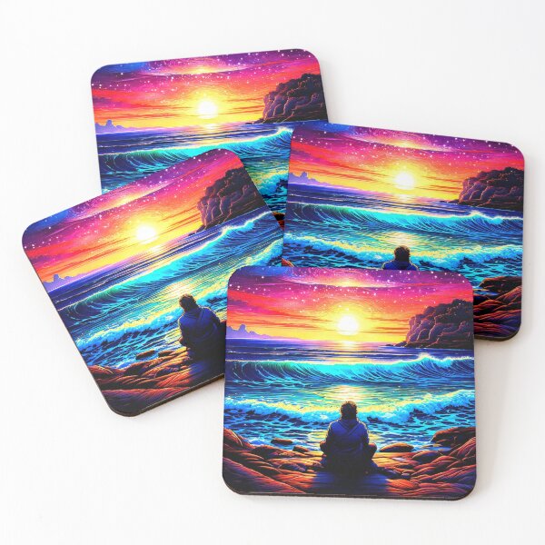 Item preview, Sunset Waves: Ocean's Serenade designed and sold by Kingcls.