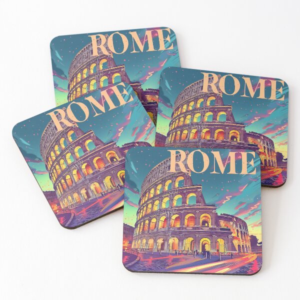 Item preview, Rome Travel Poster designed and sold by nomiraclehere.