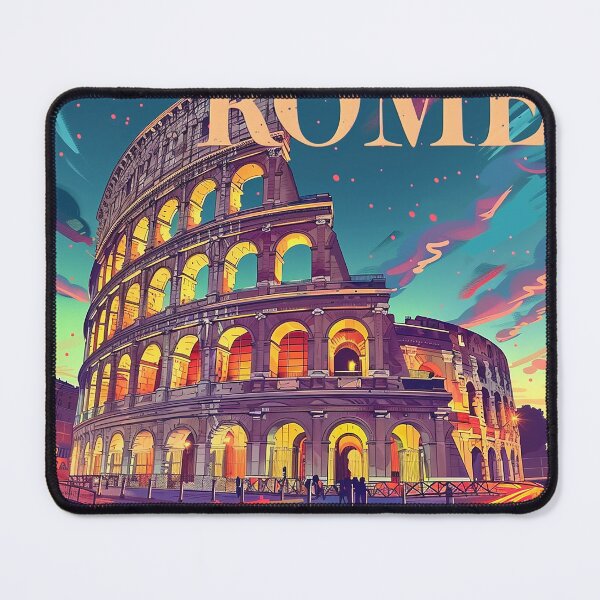 Item preview, Rome Travel Poster designed and sold by nomiraclehere.