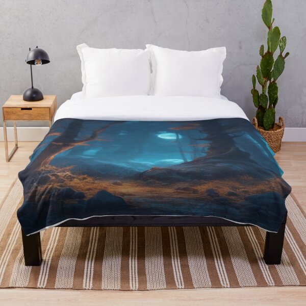 Item preview, Moonlit forest designed and sold by The Print Collective.