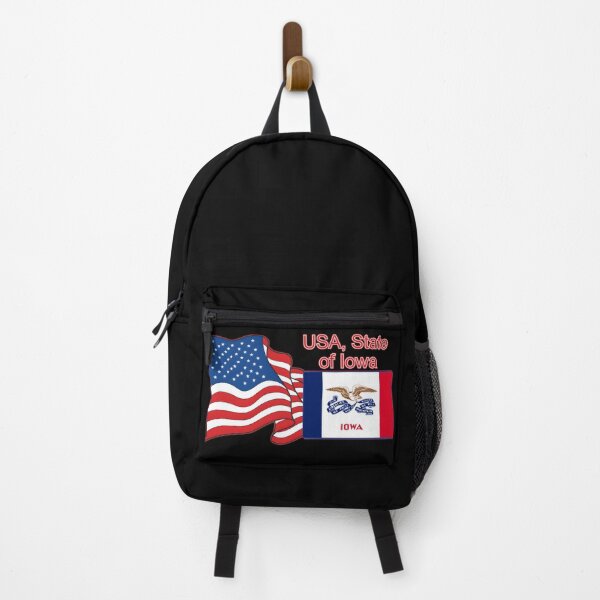 Item preview, flag American and State of Iowa flag designed and sold by orthodox-icon.
