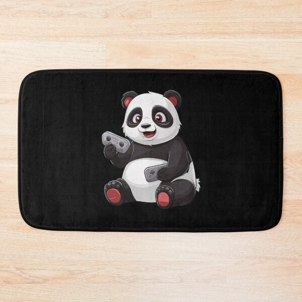 Item preview, Panda playing on the console designed and sold by MyNiceDesigns.
