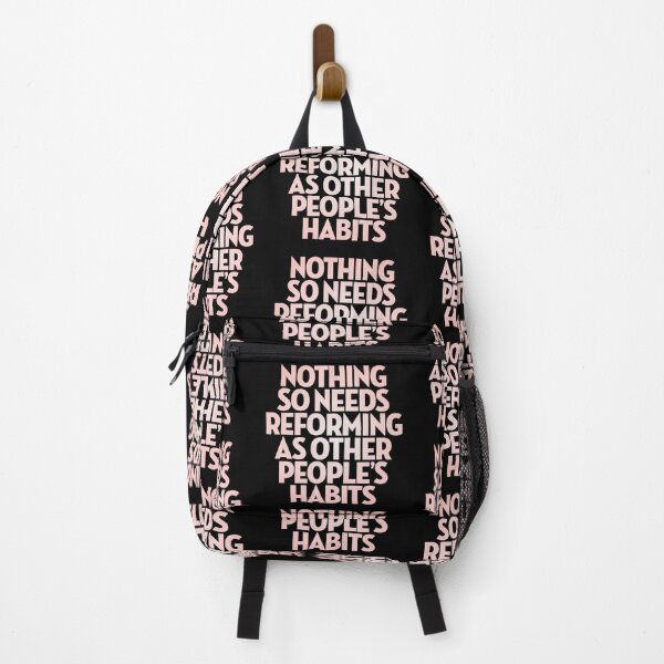 Item preview, Nothing so needs reforming as other people's habits. v.2 designed and sold by x1brett.