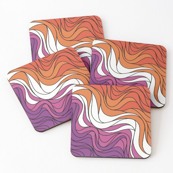 Item preview, Lesbian Pride Colours designed and sold by TheCornerOnline.