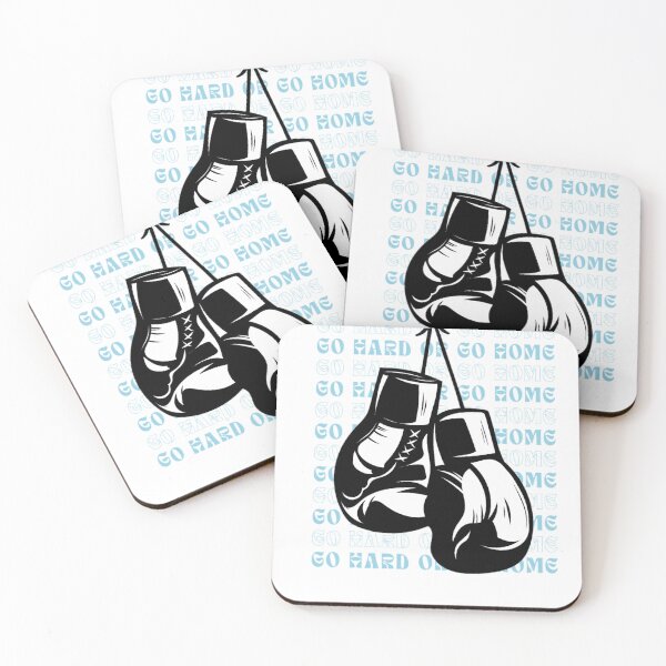 Item preview, Go Hard or Go Home Boxing Gloves Motivational Design designed and sold by Dirty-Designs.