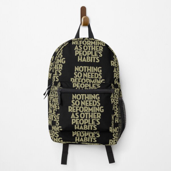 Item preview, Nothing so needs reforming as other people's habits. v.7 designed and sold by x1brett.