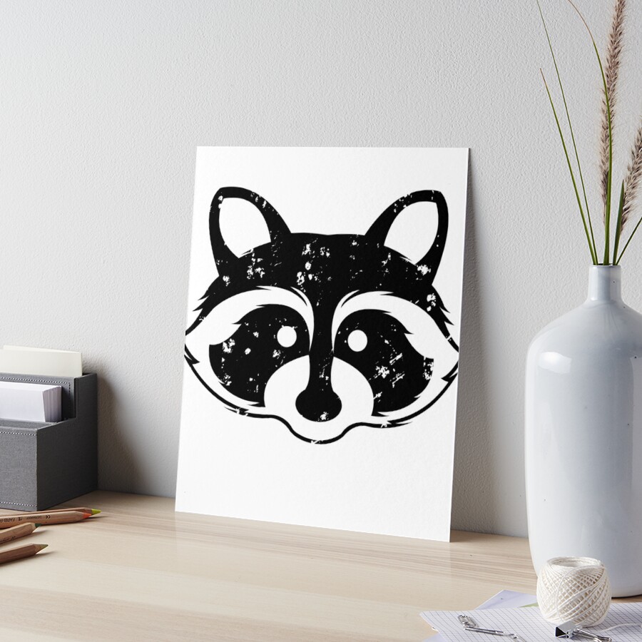 Trash Panda Raccoon Pandacoon Cute Panda Raccoon Lovers My Spirit Animal  is a Raccoon i love you trash panda meme Art Board Print for Sale by