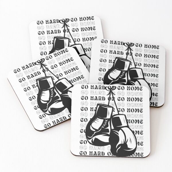 Item preview, Go Hard or Go Home Boxing Gloves Motivational Design designed and sold by Dirty-Designs.