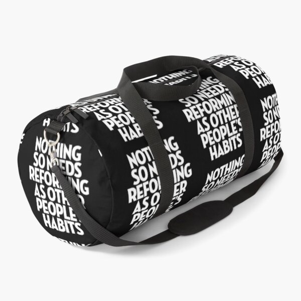 Item preview, Nothing so needs reforming as other people's habits. v.9 designed and sold by x1brett.