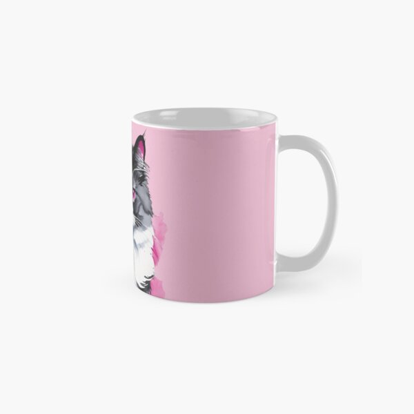 Artikel-Vorschau von Schwarze Katze mit pinken Wolken, designt und verkauft von IHImage.