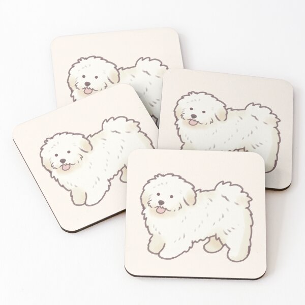 Item preview, Bolognese dog art designed and sold by Artofmayara.