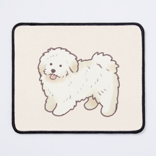 Item preview, Bolognese dog art designed and sold by Artofmayara.
