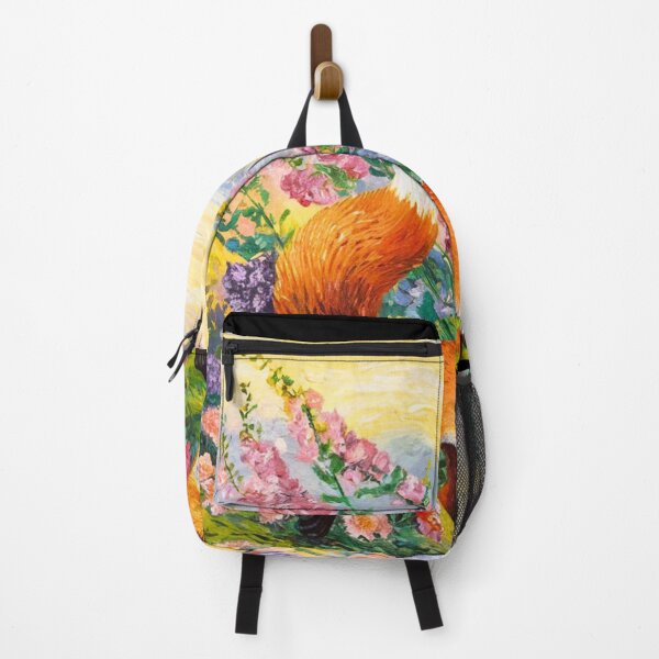 Artikelvorschau, Fuchs-Portrait. Frühlingszeit, Blumenfuchs, Vintage-Fuchs, Fuchs-Malerei, Vincent van Gogh-Stil entworfen und verkauft von FoxVibes.