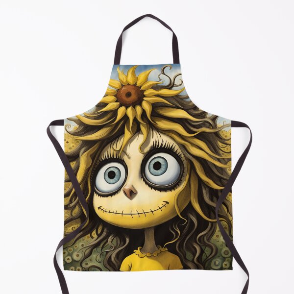 Item preview, Premium Whimsical Sunflower Girl Art	 designed and sold by browndawd.