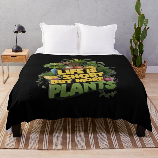Item preview, Life is Short, Buy More Plants designed and sold by 17trifecta.