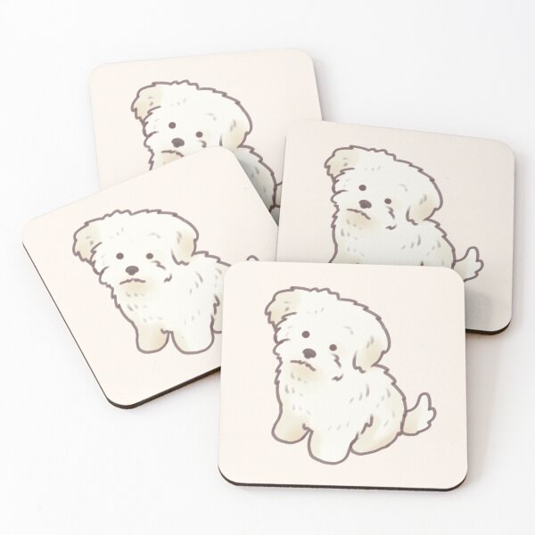 Item preview, Bolognese dog illustration  designed and sold by Artofmayara.