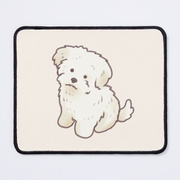 Item preview, Bolognese dog illustration  designed and sold by Artofmayara.