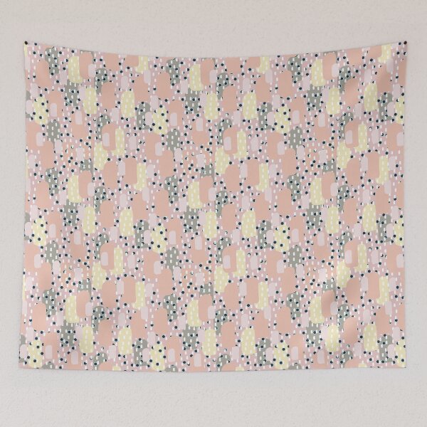 Item preview, Paint strokes, pastel on a pink background designed and sold by Alex  Blud.